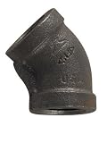 1/2 BLK 45 DEG Elbow