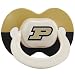 Purdue Boilermakers Two Tone Logo Pacifier