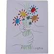 Bouquet of Flowers Picasso Painting Mouse Pad Mousepad