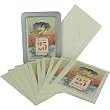 2 Birds December 25 Cavallini Glitter Greetings Boxed Set of 10 Holiday Cards with Envelopes