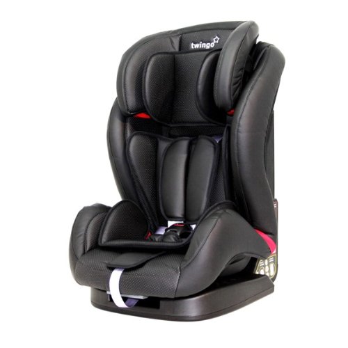 Twingo Group 123 Car Seat (1-12 Years) - Luxury Black Faux Leather