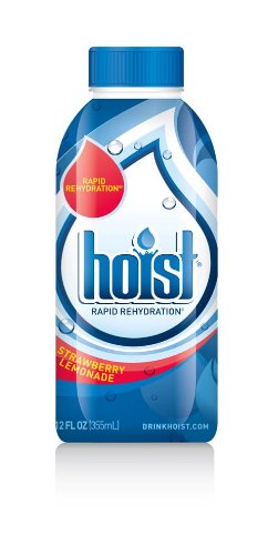 Hoist Rapid Rehydration Drink, Strawberry Lemonade, 12 Ounce (Pack of 12)