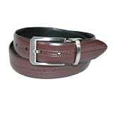 Nautica 1 1/8” Boys Feather Edge Dress Reversible Belt