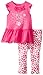 Calvin Klein Baby-Girls Infant Pink Tunic with Printed Leggings