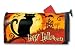 Black Cat Happy Halloween Magnetic Mailbox Cover