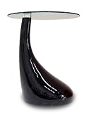 Glass Top Black Gloss Side Table 41lAUN9k0tL. SL160