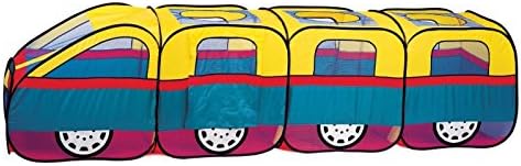 Pop up Play Tent. Portable Yellow Design Makes Luxury Train Tent Toys for Kids Fun Both Indoor and Outdoor