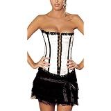 Shirley of Hollywood Women Satin Tapestry Corset