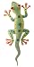 Tropical Green Gecko Lizard Metal Art Wall Decor