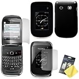 Stealth Black Hard Case / Cover / Shell & LCD Screen Guard / Protector for  ....