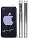 NEW!! Apple Black White Steve Case Pays Tribute To Steve Jobs iPhone 4 4S - (AT&T Verizon Sprint) +[FREE] Screen Protector