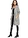 ROMWE Women's Classic Open Front Lapel Long Sleeve Pockets Cardigan Sweater