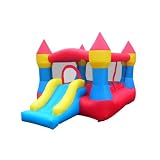 Castle Inflatable Bounce House w/ Slide (12' x 9')