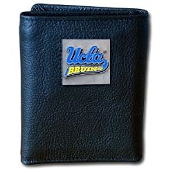 College Tri-fold Leather Wallet - UCLA Bruins