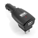 ReVIVE miniBOLT Professional Series 2 in 1 Wall / Car USB Travel Charger - For Kindle , Kindle DX , Nook / Google Android Smartphones / Apple iPod , iPhone, and MORE