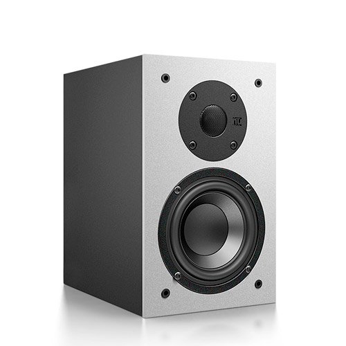 Nubert nuBox 101 Kompaktbox Schwarz, Front Silber, 1 Stück