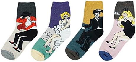Famous People Socks - Women's Socks - 4 Pack