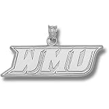 Western Michigan University New WMU 3/8 Pendant (Silver)