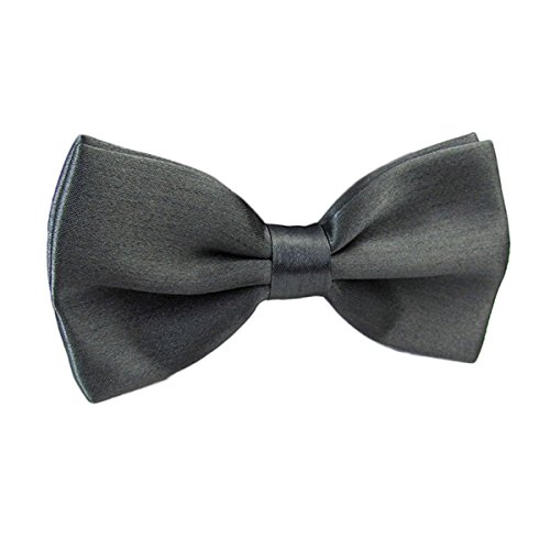 Startby Mens Adjustable Neck Solid Bow Ties Pre Tied