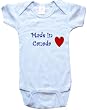 MADE IN CANADA - CANADA BABY - Country Series - White, Blue or Pink Onesie / Baby T-shirt