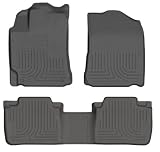Husky Liners Custom Fit WeatherBeater Molded Front and Second Seat Floor Liner (Grey)