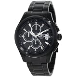 Invicta Men's 1486 Specialty Collection Chronograph Black Dial Black Ion-Plated Stainless Steel Watch