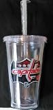 Washington Capitals Double Wall Tumbler with Straw