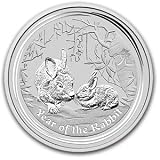 2011 Australian Lunar Series II - Year of the Rabbit (2 Ounce Silver Coin)