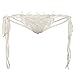 Fanala Sexy Women Bandeau Lace Crochet Bikini Set Push Up Bra Swimwear