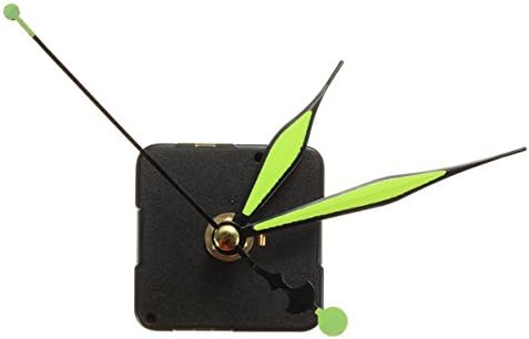 Motor girl Green & Black Luminous Hands DIY Quartz Clock Spindle Movement Mechanism Repair