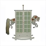 Carousel Horse Nursery Armoire - LITTLE MISS LIBERTY Cutom made, signature  ....
