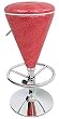 Lumisource Sugar cone BS-CONE-PK Metallic Pink Bar Stool
