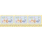 Sandylion Pooh Baby Wall Border-Multi-Colored