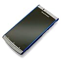 Rix Xperia acro用ポリカーボネートケース メタルブルー RX-XPACRO09BL