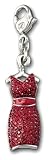 Swarovski Red Dress Charm