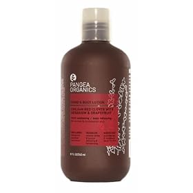 Pangea Organics Hand & Body Lotion, Chilean Red Clover With Geranium & Grapefruit, 8.5-Ounce Bottle