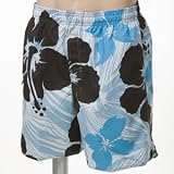 O'Neill Halawa Hawaiian print mens lined swim trunk boardshorts