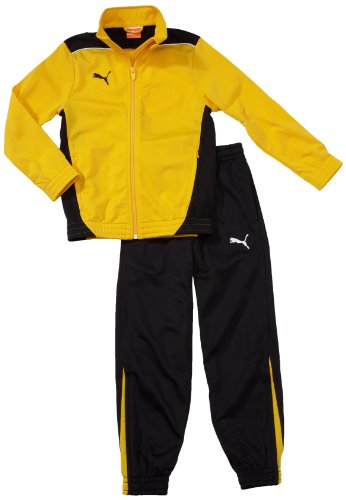 PUMA Jungen Trainingsanzug Foundation Poly, team yellow-black, 140, 653575 07 Preisvergleich
