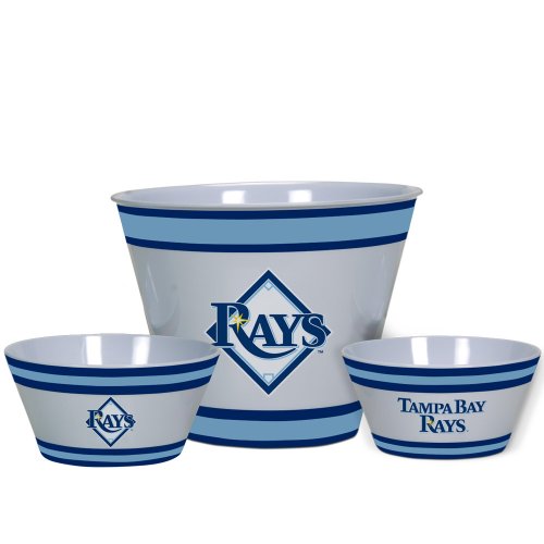 MLB Tampa Bay Devil Rays Melamine Serving Set