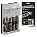 Electronics : Ultra Quick AA / AAA Battery Charger with 4x 2500mAh AA and 4x 850mAh AAA Rechargeable Batteries
