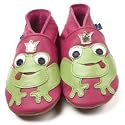 Frog Princess Fuchsia Baby Shoe