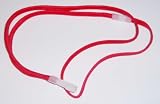Red Safety ID Neck Lanyard x 1 for ID Badge Holder
