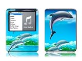 Apple iPod nano 第3世代/3rd用デコレーションスキンシール【Dolphins】の画像