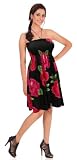 LALEELA Les plus sexy floral noir Robe imprimée Parti Tube Baby Doll Porter Cadeau Saint - Valentine Valentin