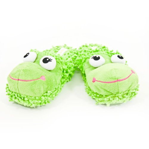 Green Frog Animal Slippers for Women