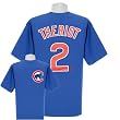 Ryan Theriot Chicago Cubs Name and Number Blue T-Shirt by Majestic Athletic