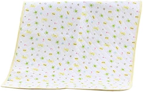 LIYAWEI Baby Infant Waterproof Washable Cotton Home Travel Bedding Urine Pad Changing Mattress Yellow (19.7"*27.6")