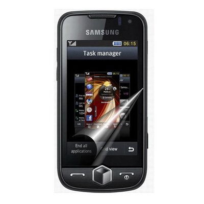GadgetsNTechs Ultra Clear Screen Protector and Microfibre Cleaning Cloth for Samsung Jet S8000