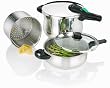 Fagor 2-by-1 Splendid 5-Piece Pressure Cooker Set