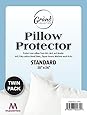 Zippered Pillow Protector - Set of 2 - Poly/Cotton - Standard Size